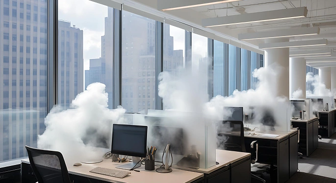 Detecting humans in a heavy smoke and fire situation